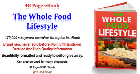 Whole Food Lifestyle PLR