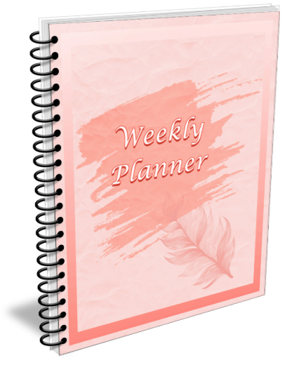 Undated Weekly Planner