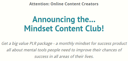 Mindset Content Club